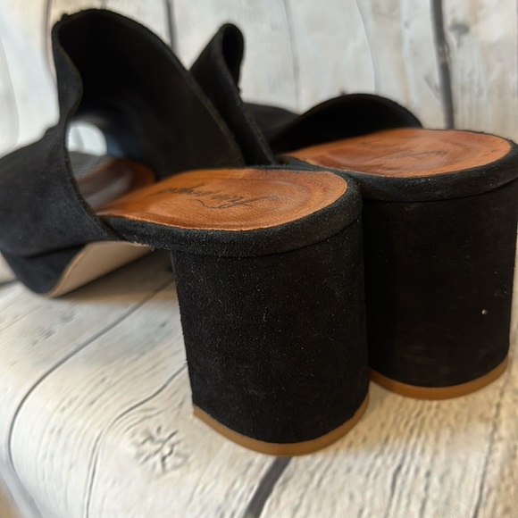 Free People Black peep toe platform heels - Picture 8 of 8